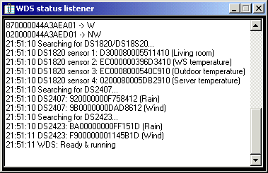 Status log